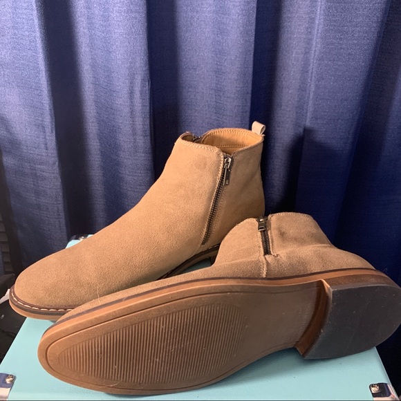 Sonoma Suede Boots double zipper New Without Tags - Picture 4 of 6